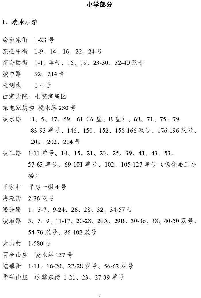 征求意见！高新区学区划分方案