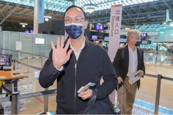 朱立伦2日上午启程到美国访问 图自台湾“中时新闻网”