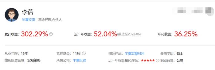 火了！美女基金经理公开征友：985以上、20-50岁、颜值前20%！执掌产品累计收益超560%