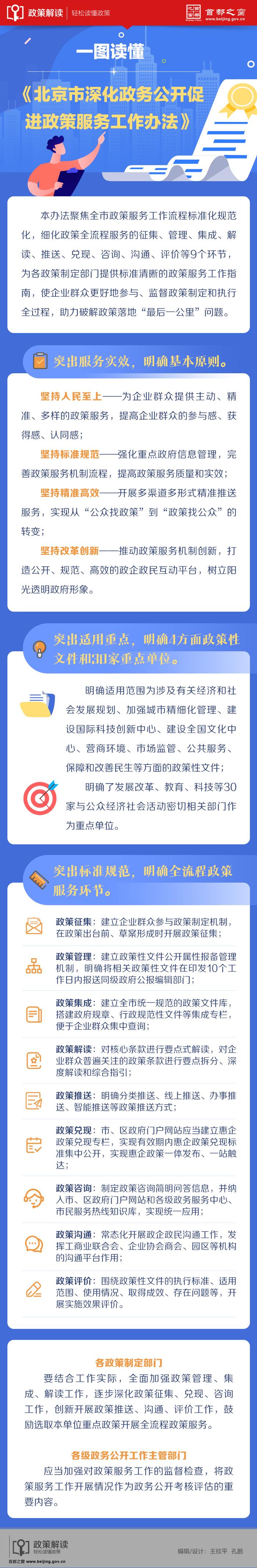 《北京市深化政务公开促进政策服务工作办法》印发 提出建立企业群众参与政策制定机制