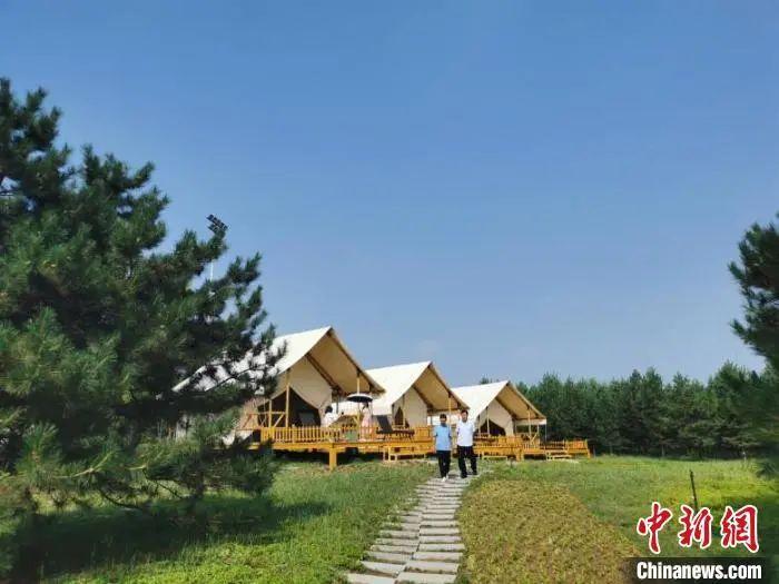 资料图:网红城市康巴什。康巴什区政府供图。