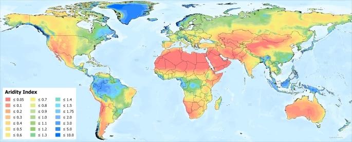全球干旱指数和潜在蒸散数据库第三版上线