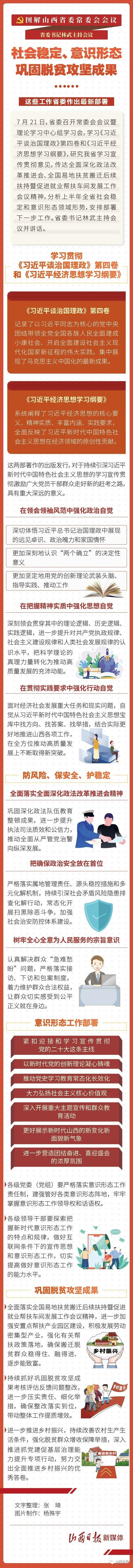 图解丨社会稳定、意识形态、巩固脱贫攻坚成果……这些工作省委作出最新部署