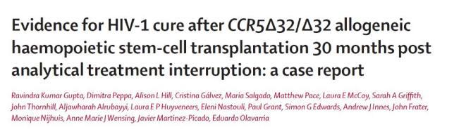 世界第四例艾滋病治愈者出现，感染三十多年后实现长期缓解