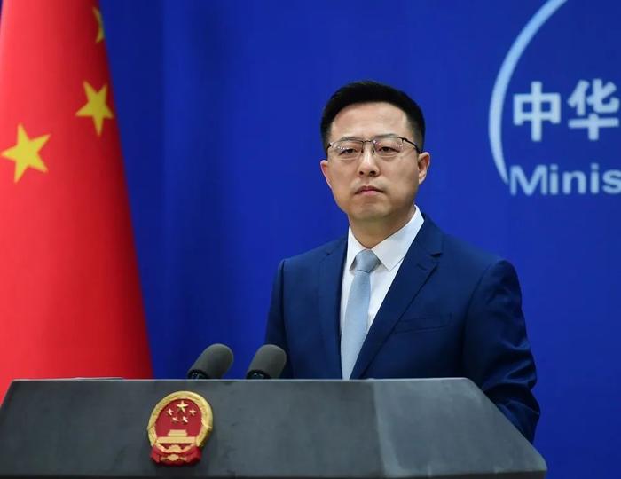赵立坚资料图。图源:外交部网站