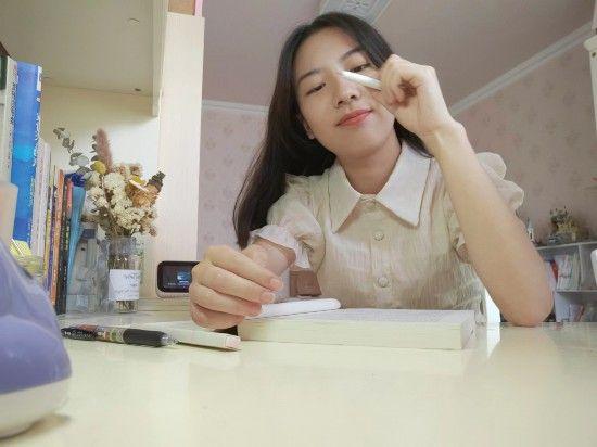 学习中的范静怡 受访者供图