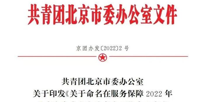 喜报 昌平两支青年突击队被命名为 北京市青年突击队