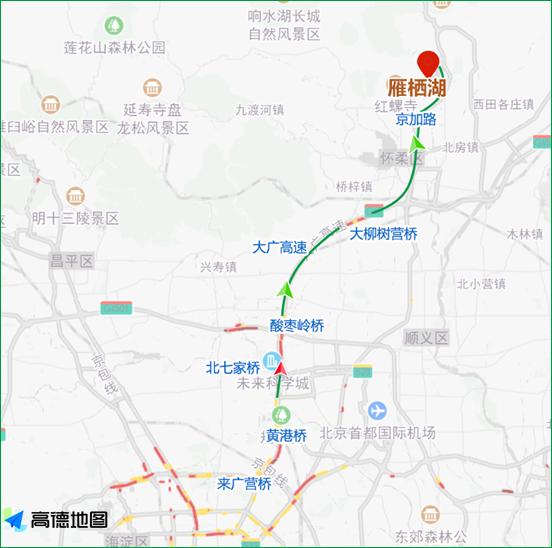 交通预报｜北京电影节期间，雁栖湖科技馆周边交通流量将增加