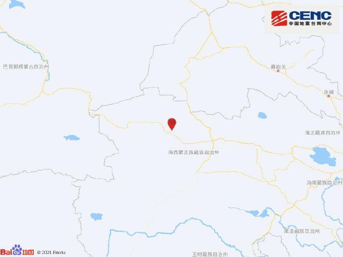青海海西州直辖区发生4.6级地震，震源深度10千米