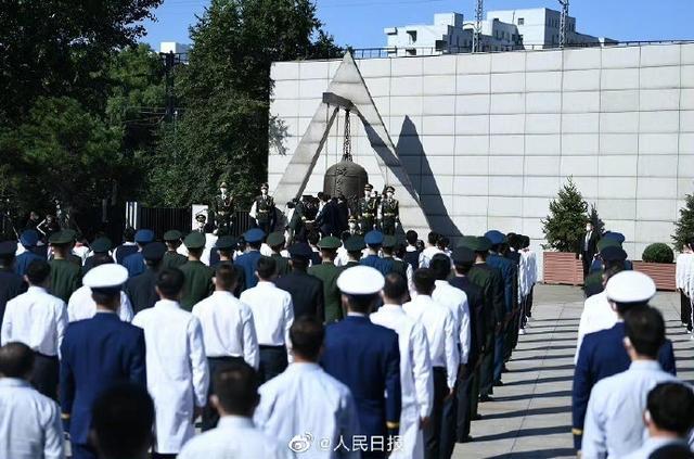 牢记九一八！沈阳举行撞钟鸣警仪式