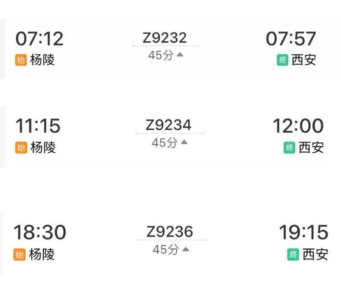 45分钟！14.5元！西安杨凌城际列车来了！