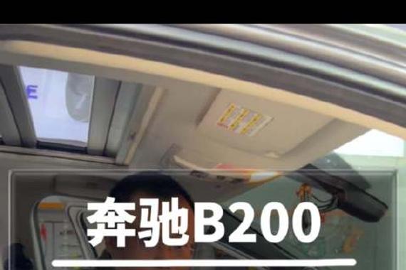 奔驰B200升级三分频汽车音响奔驰音响改装