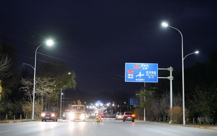 延庆城区城市道路装灯率达到100%