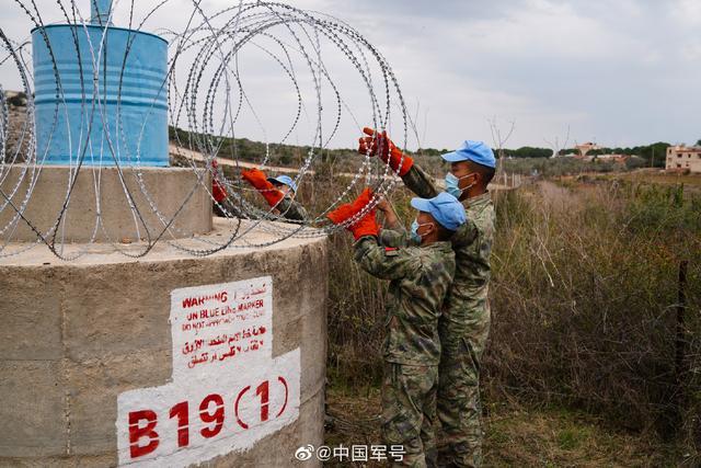 贡献中国力量！我国赴黎维和部队正式开始“蓝桶”维护作业