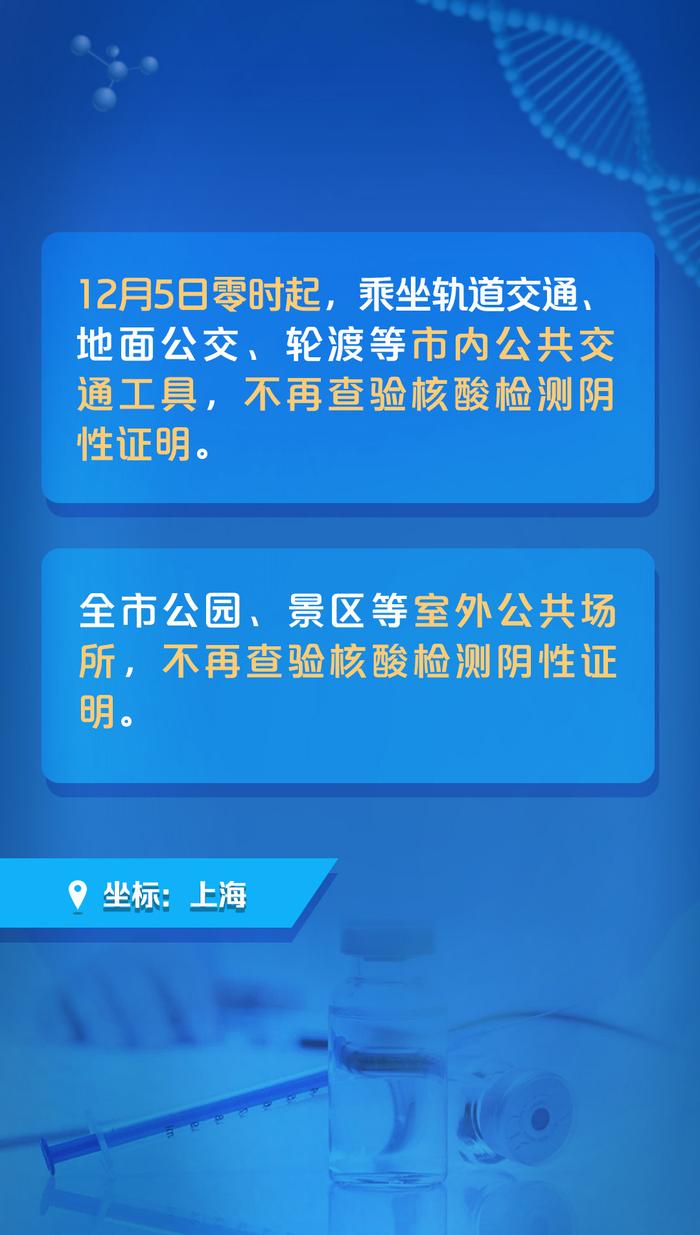 上海武汉郑州多地乘坐公共交通不再查核酸 九图看懂各地疫情防控新举措