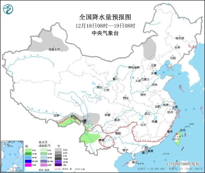 寒潮来了，明天最低温度跌破冰点！18、19日最低温零下6度到零下3度