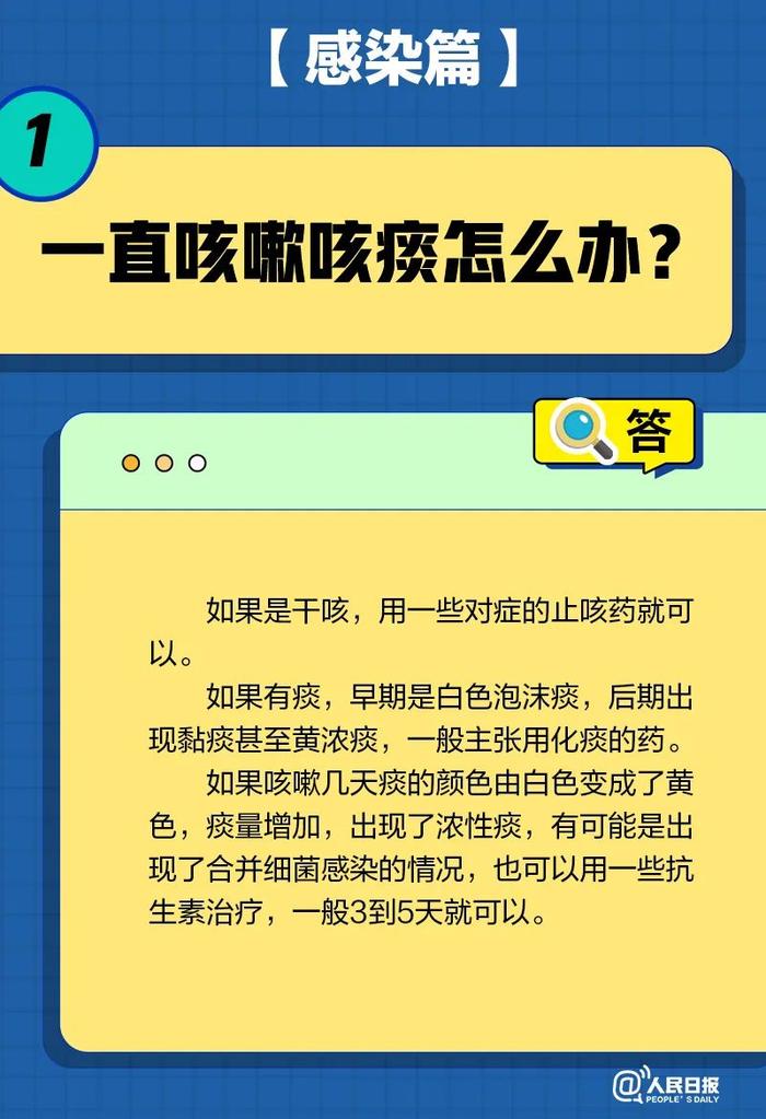 一直咳嗽怎么办？床褥冰箱会传播病毒吗？居家康复20问20答