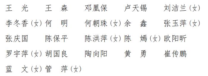 共595人！十三届江西省政协委员名单发布