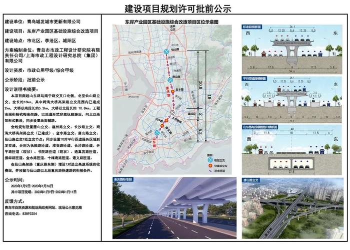 设置7处立交节点！青岛重庆路快速路工程最新规划公示