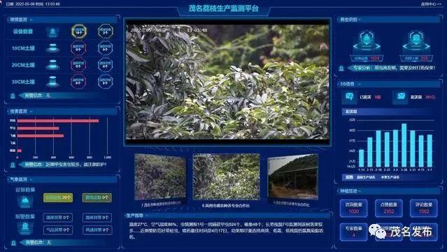 “茂名荔枝产业大数据平台”在2022世界数字农业大会中荣获三个标杆案例