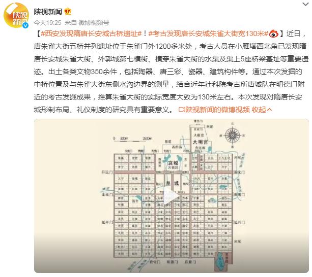 西安发现隋唐长安城古桥遗址！