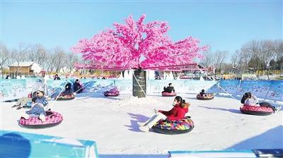 到稻香湖景酒店冰雪小镇体验“明星”项目