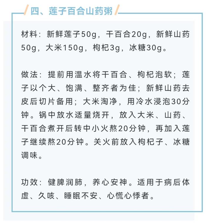 “阳康”后怎么吃？这5个食疗方请收好~