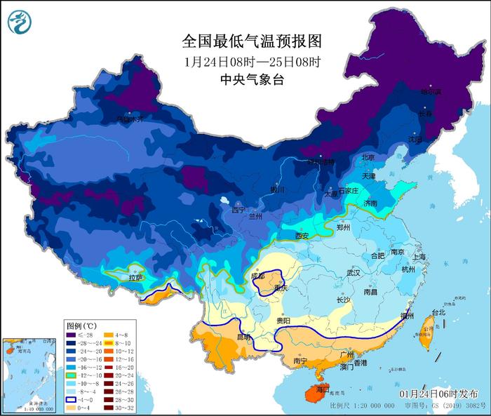 北方多地迎春节假期最冷一天，大年初七起气温将转为偏高