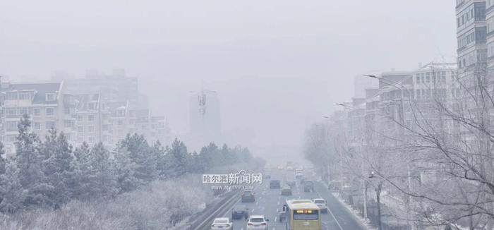 哈市发布霾黄色预警丨货车限行措施启动，冰城近日天气静稳有雾霾