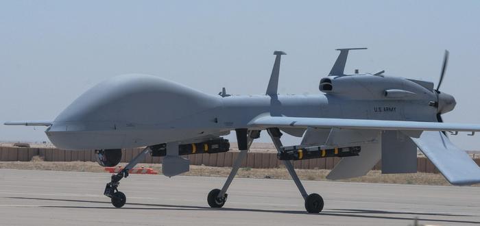 (资料图)美国陆军MQ-1C“灰鹰”无人机 图片来源:美国陆军官网