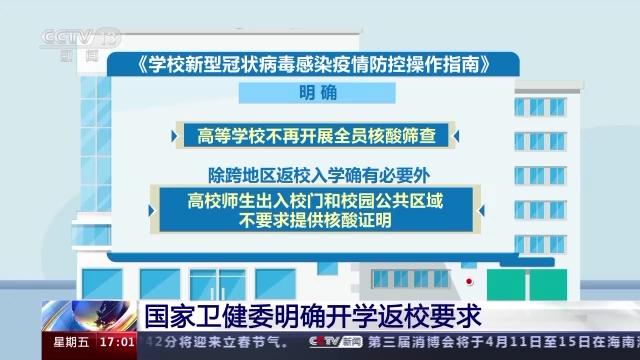 学校疫情防控指南：无疫情，线下教学！高校设发热门诊、不再全员核酸！