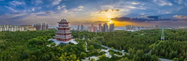 榆林城市风光。 本文供图 榆林市传媒中心
