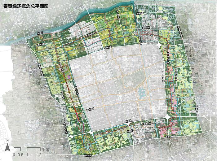 上海五个新城绿环专项规划获批：每个新城将建约40公里绕城绿环