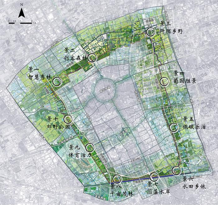 上海五个新城绿环专项规划获批：每个新城将建约40公里绕城绿环