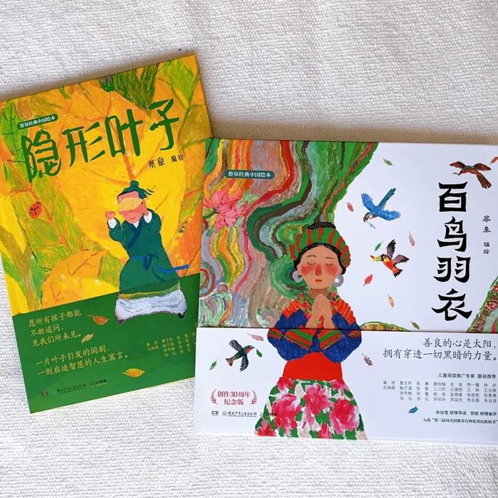 蔡皋经典中国绘本套装5册宝儿+花木兰+桃花源+隐形叶子+百鸟归衣