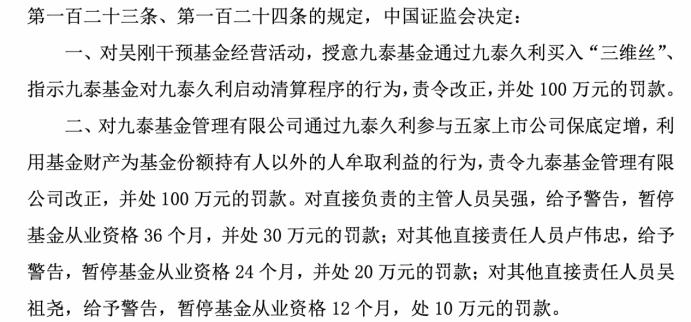 “九鼎系”老板内幕交易遭重罚，昔日“定增王”九泰基金如何翻身？