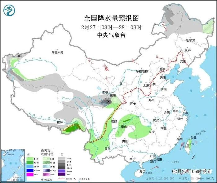 【天气】新一轮冷空气又扰乱了甘肃省升温的节奏