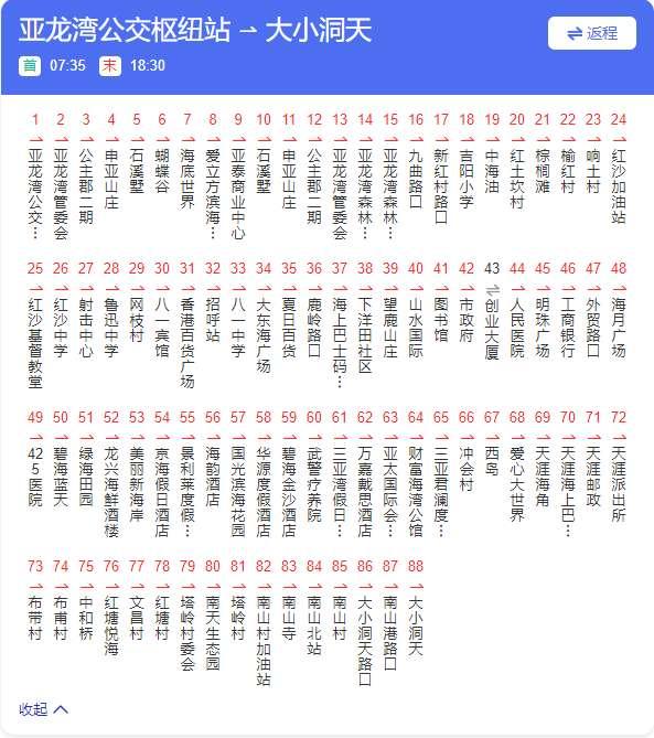 总长72公里！三亚一公交线路设置88个站点，但它还不是“国内最长”