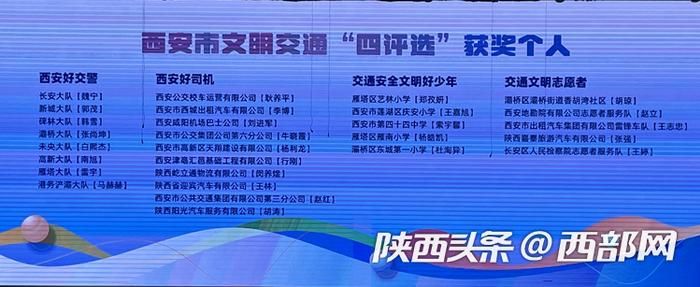 2022年西安查处“车不让人”13.2万余例 这28个单位和个人受表彰