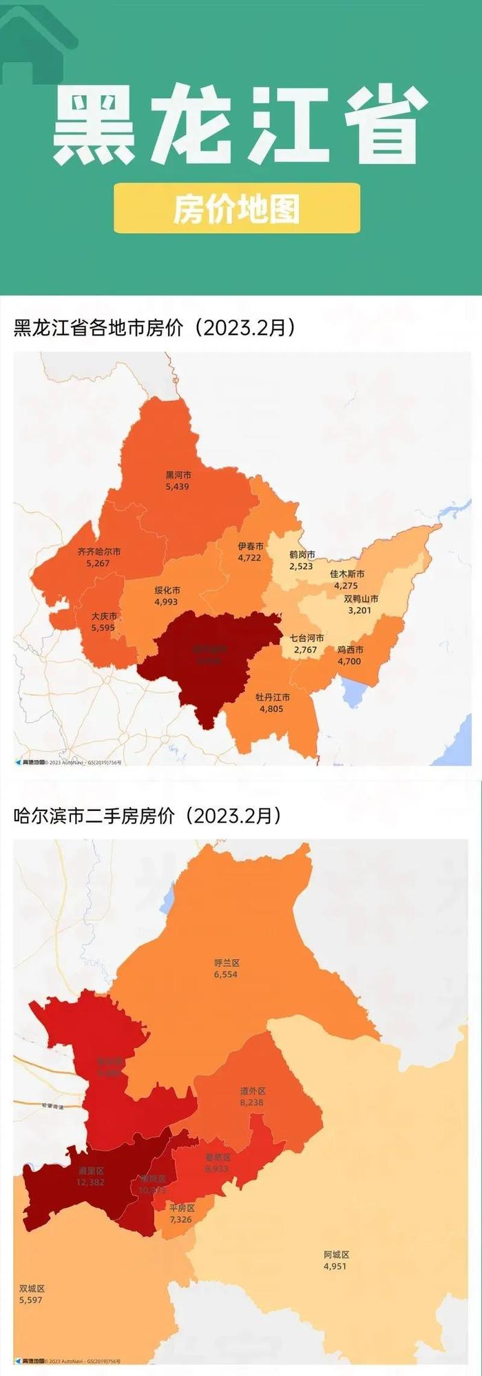 收藏！最新300个城市+300个县城最新房价地图