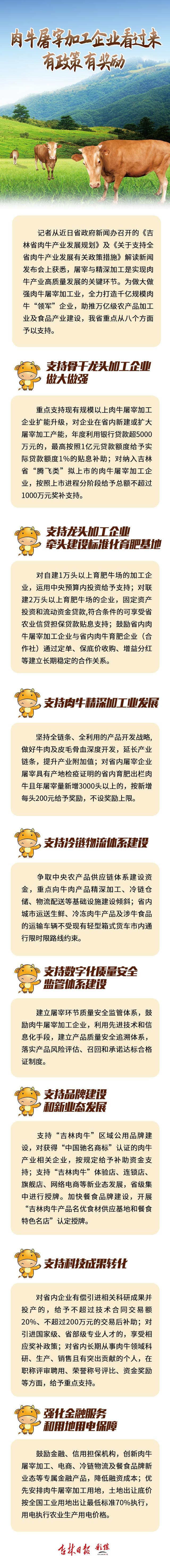 肉牛屠宰加工企业看过来，有政策有奖励