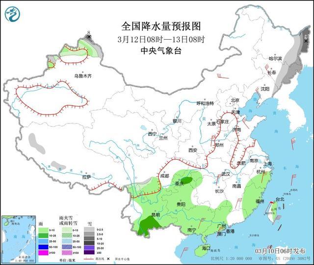 中央气象台：寒潮将影响我国大部地区 东部海域有大雾