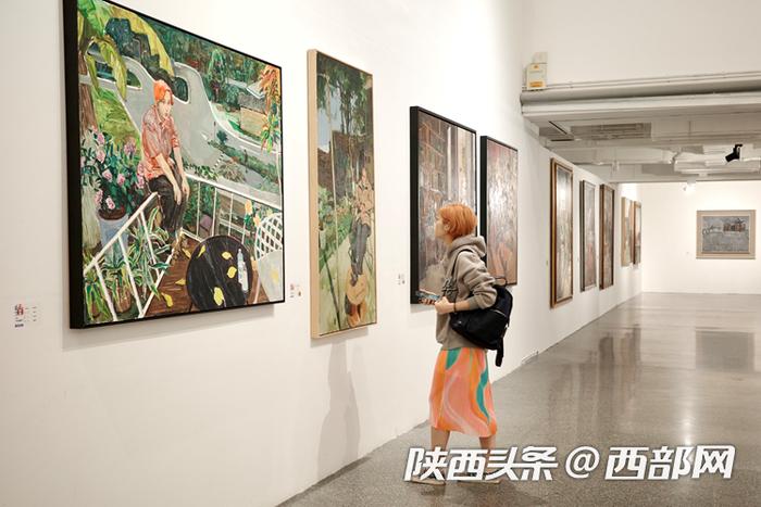 视频丨西安美术馆新展来了！西安美院油画系“知·行”系列展览今天开幕