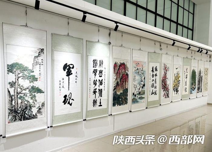 近距离感受红色文化魅力 百名将军书法展在西北大学开展