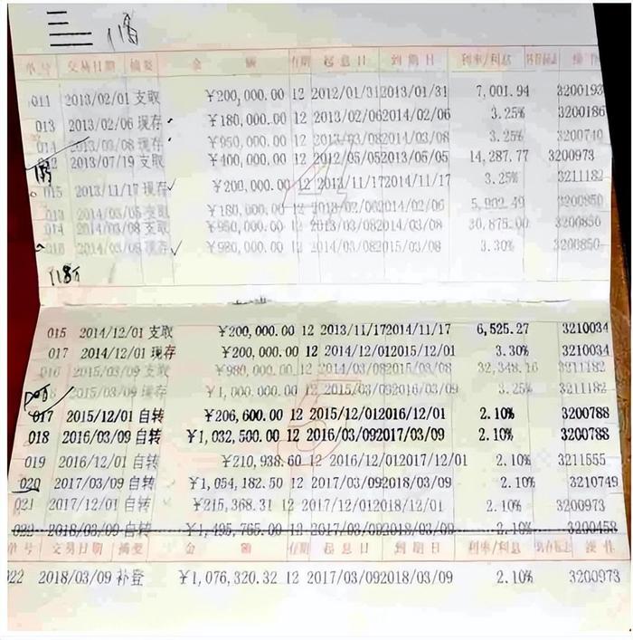 原来是以前的邮储银行支行长制作假的存折交易流水，不过他是怎么制作出