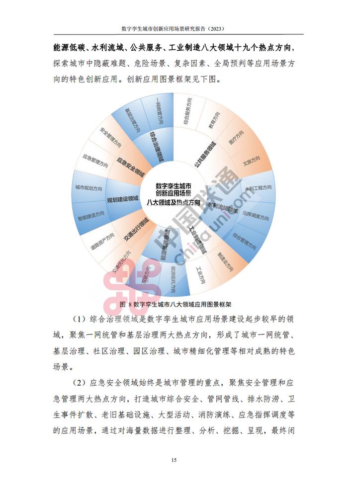 数据报告：中国互联网协会&中国联通：2023数字孪生城市创新应用场景研究报告（161页 | 附下载）