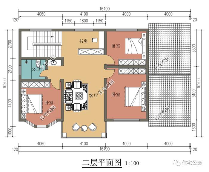 主体造价30万，11×10米带独立车库的二层简欧别墅