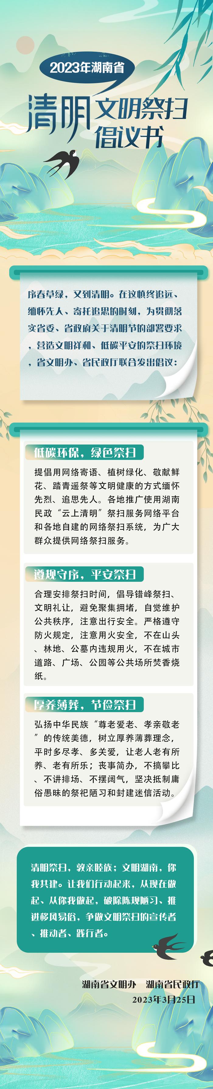 清明文明祭扫倡议书！不在山头、林地、公墓内违规用火！