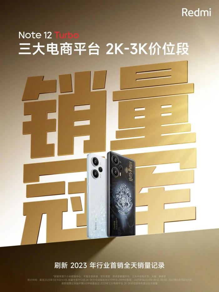 【行情】红米Note12Turbo首销战报出炉 | 1TB版你买到了吗