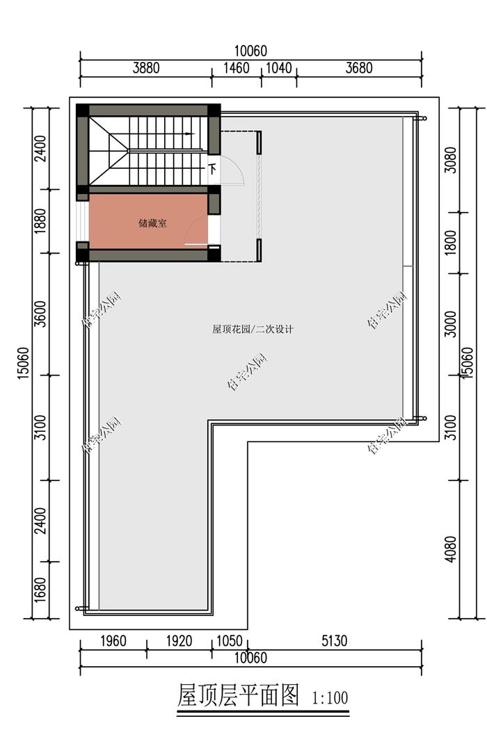 主体造价27万，10×15米带屋顶露台的现代二层别墅